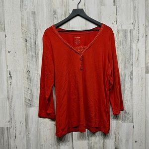Women’s White Stag Size XL long sleeve Rust orange excellent condition!